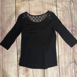 NWT Express top | black | size S | 3/4 sleeve